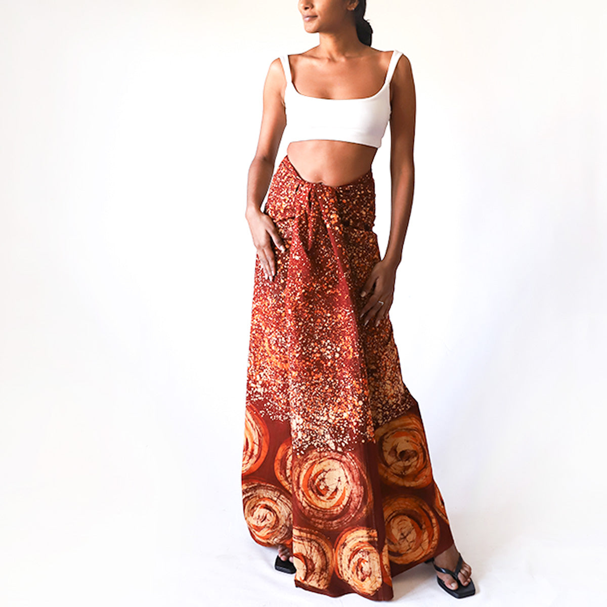 Sunset Swirl Batik Sarong