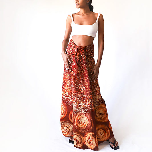 Sunset Swirl Batik Sarong