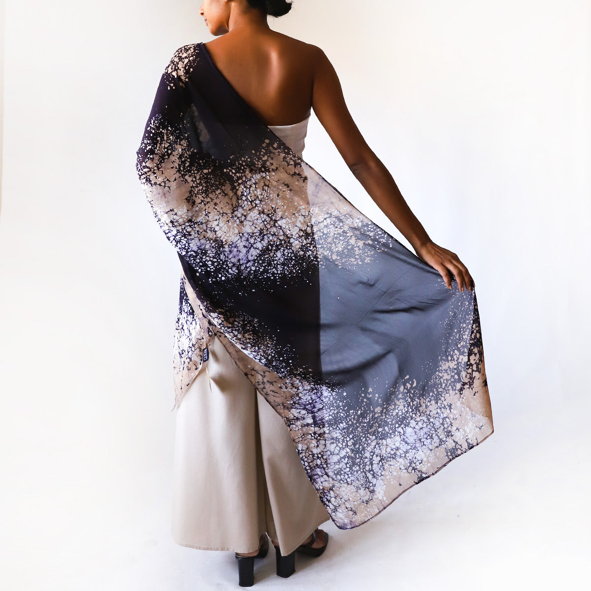 Noir Dune Batik Shawl