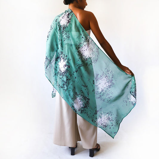 Meadow Splash Batik Shawl