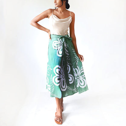Meadow Bloom Batik Skirt