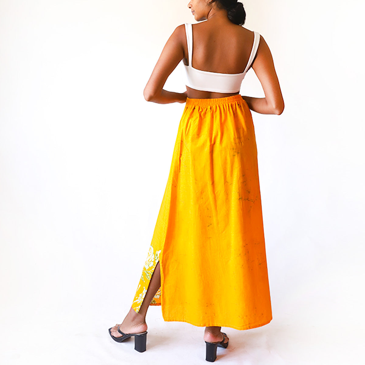 Golden Rose Batik Skirt