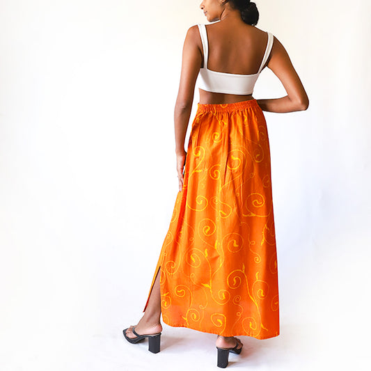 Coral Vine Batik Skirt