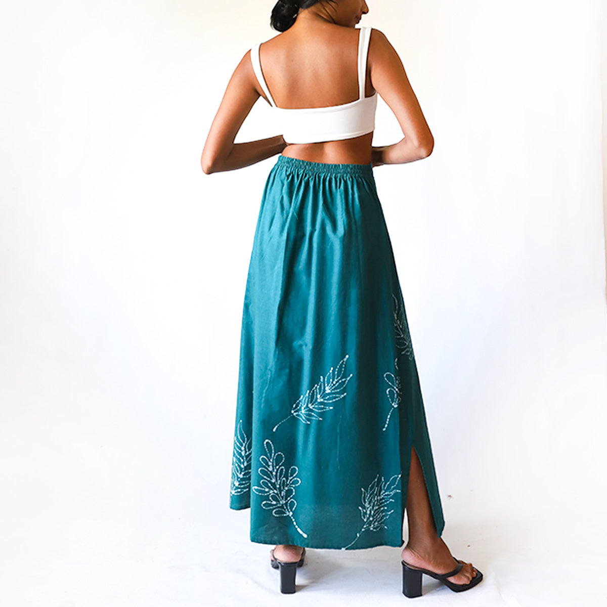 Forest Leaf Batik Skirt