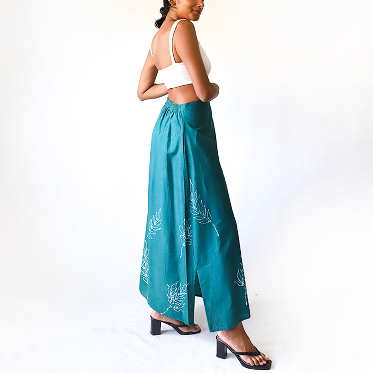 Forest Leaf Batik Skirt
