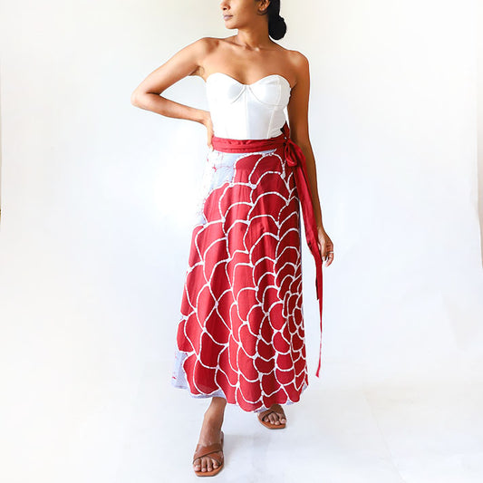 Ash Blossom Batik Skirt