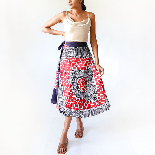 Ember Drift Batik Skirt