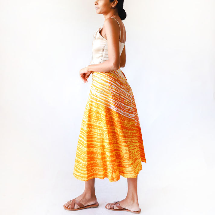 Golden Trail Batik Skirt