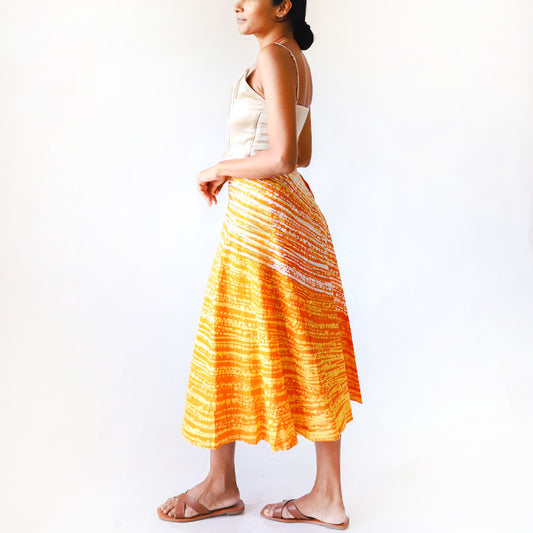 Golden Trail Batik Skirt