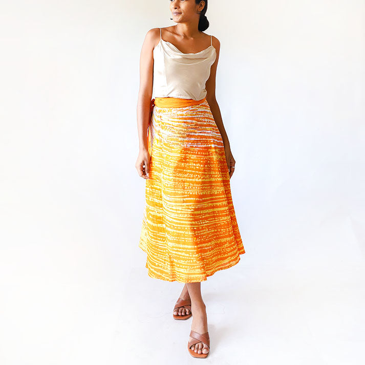 Golden Trail Batik Skirt