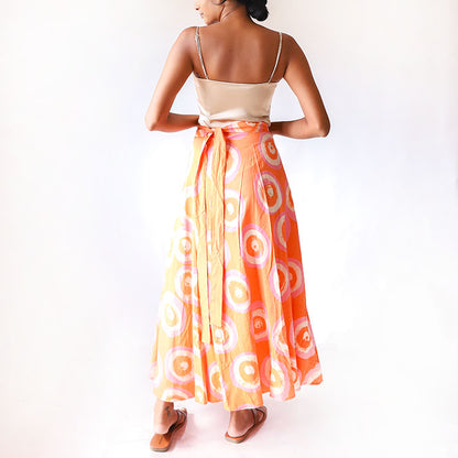 Sunrise Burst Batik Skirt