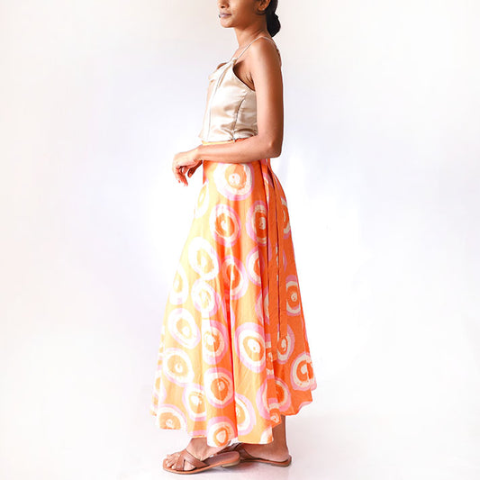 Sunrise Burst Batik Skirt