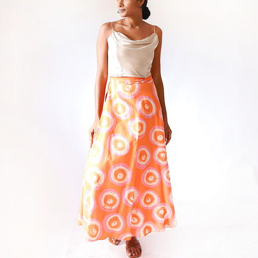 Sunrise Burst Batik Skirt