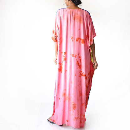 Tropical Vine Batik Kaftan