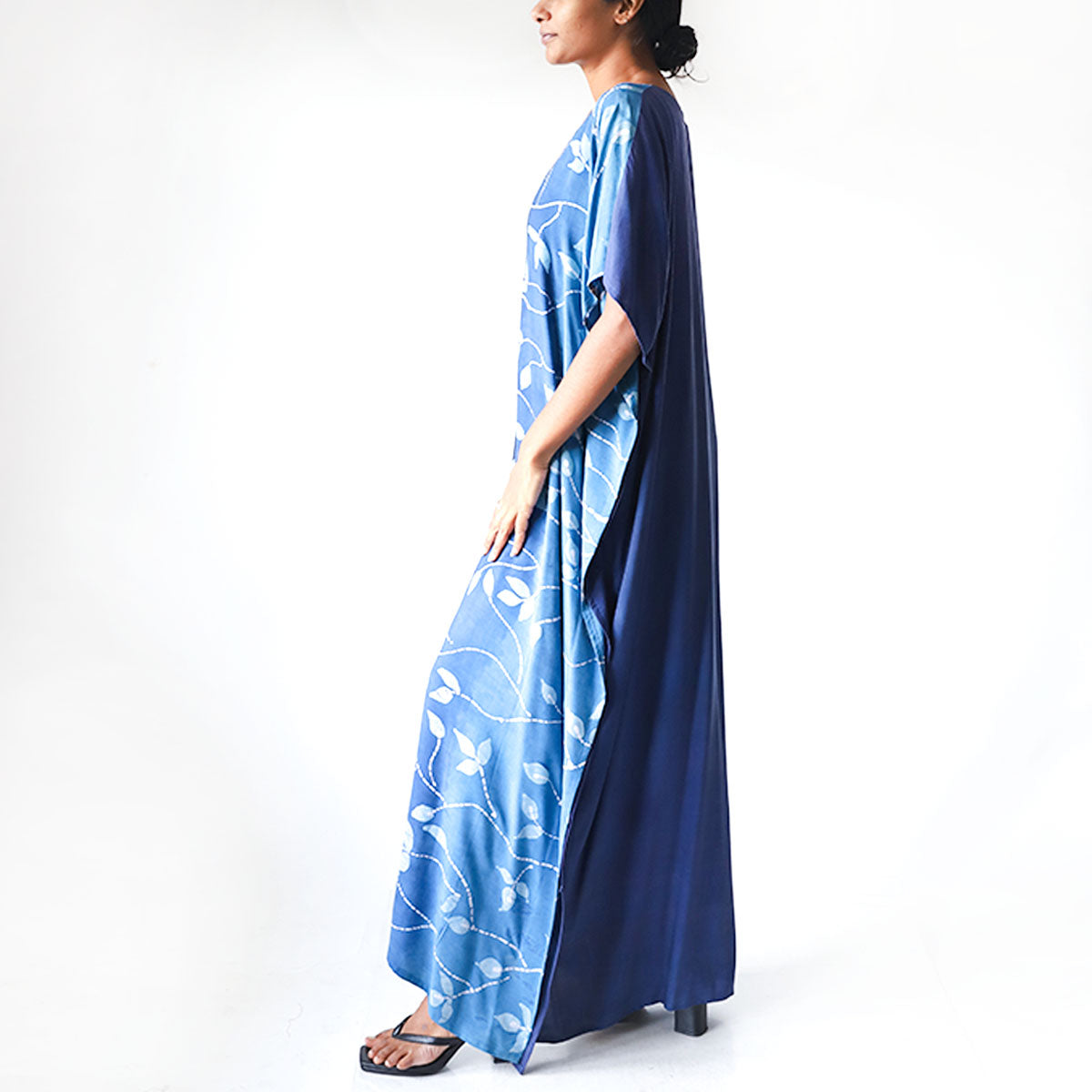Indigo Vine Batik Kaftan