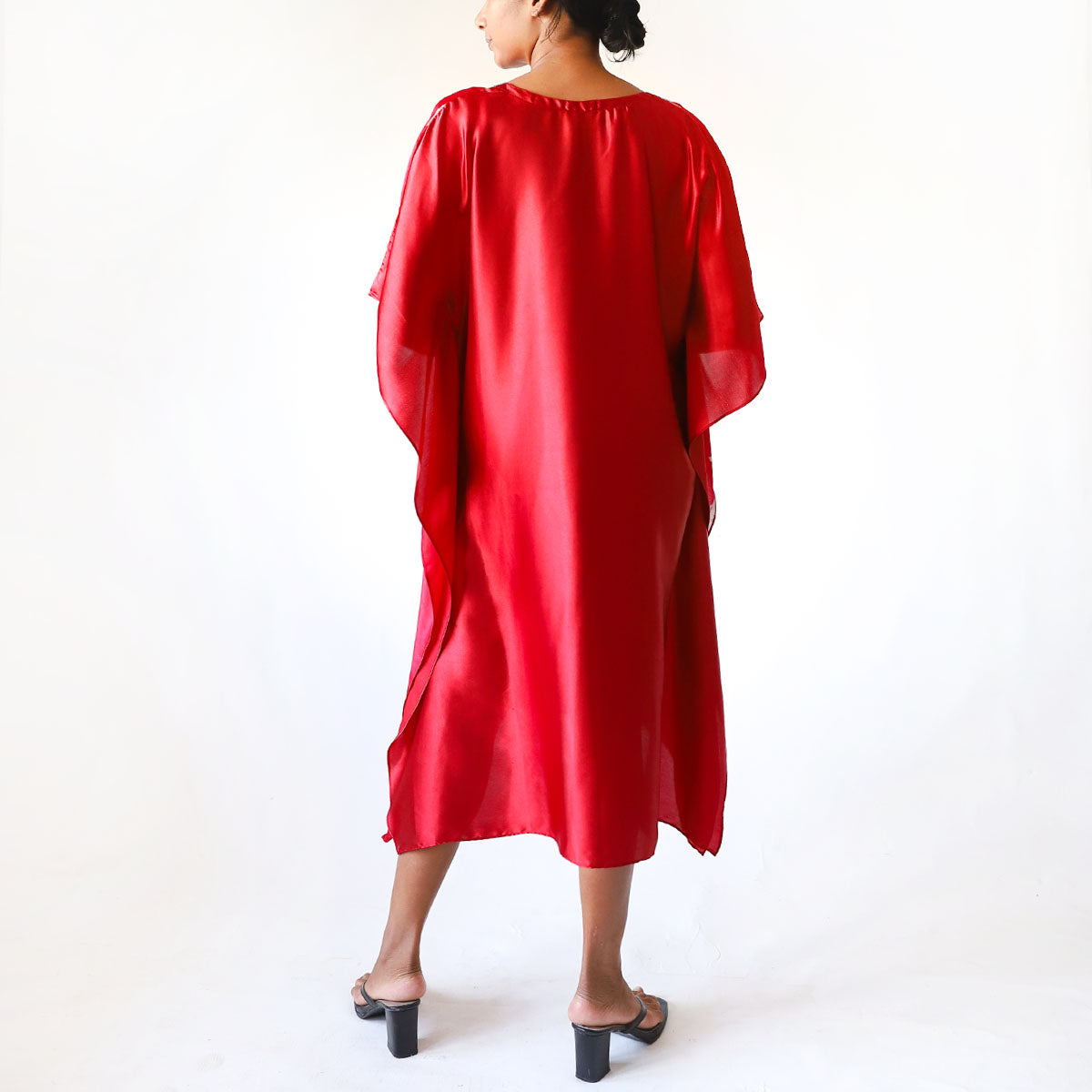 Salmon Pearl Batik Kaftan