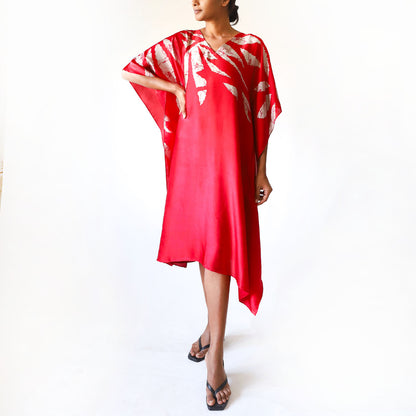 Salmon Pearl Batik Kaftan
