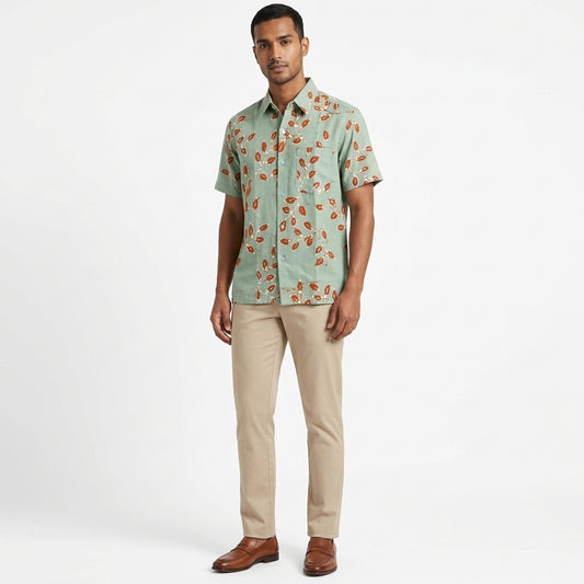 Sage Harvest Batik Shirt