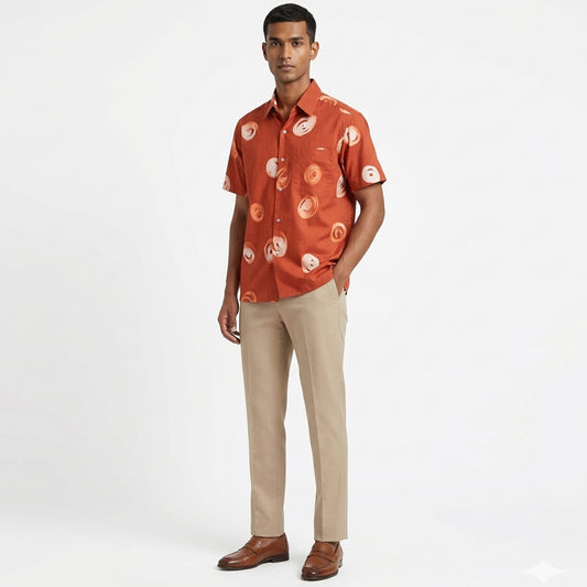 Citrus Halo batik shirtBatik Shirt