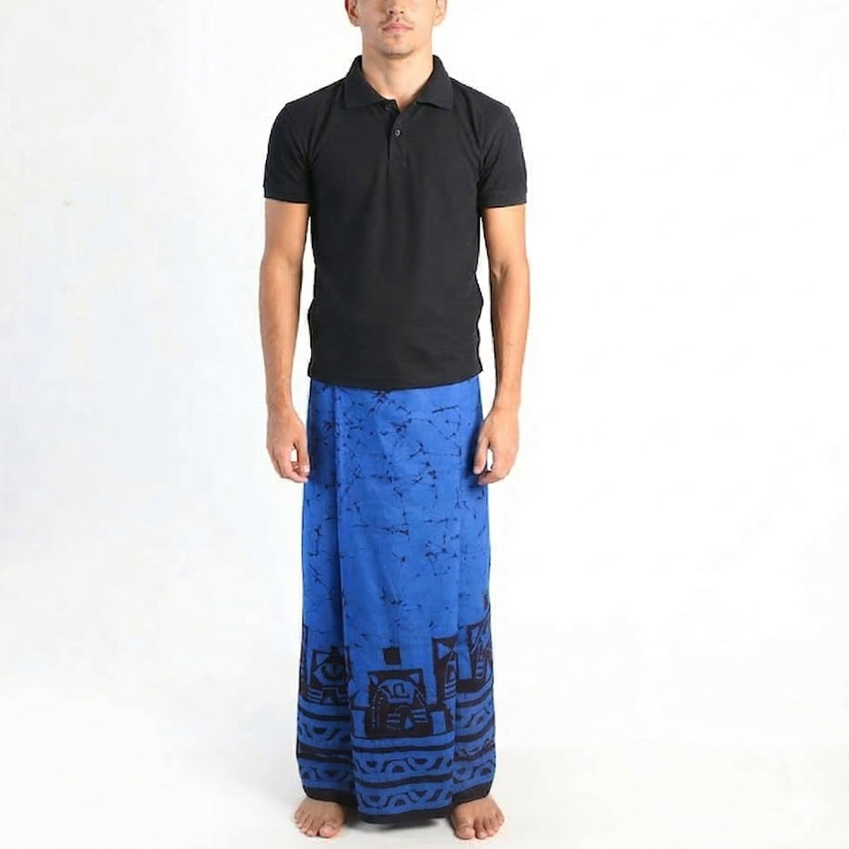 Cobalt Night Batik Sarong