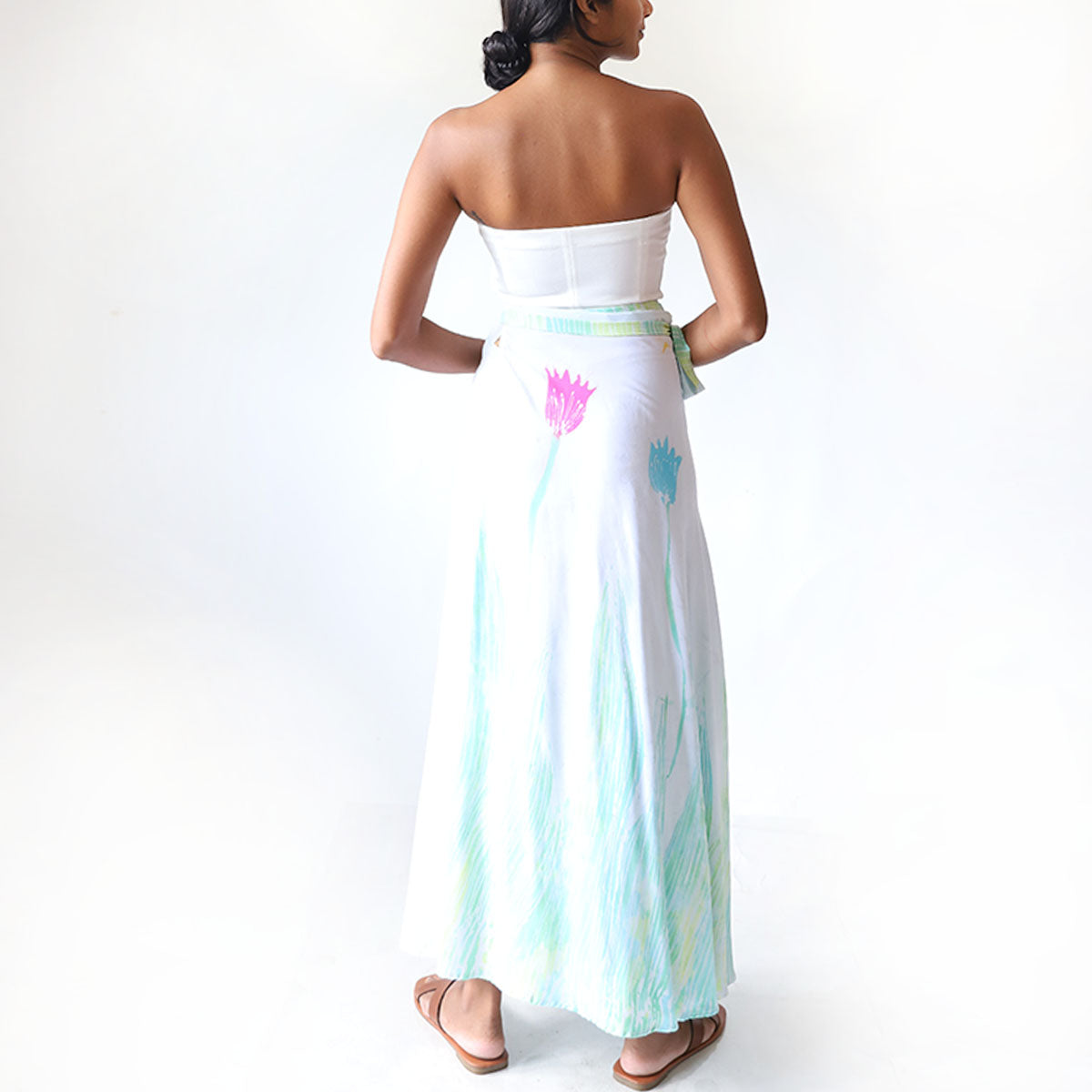 Lotus Mist Batik Skirt