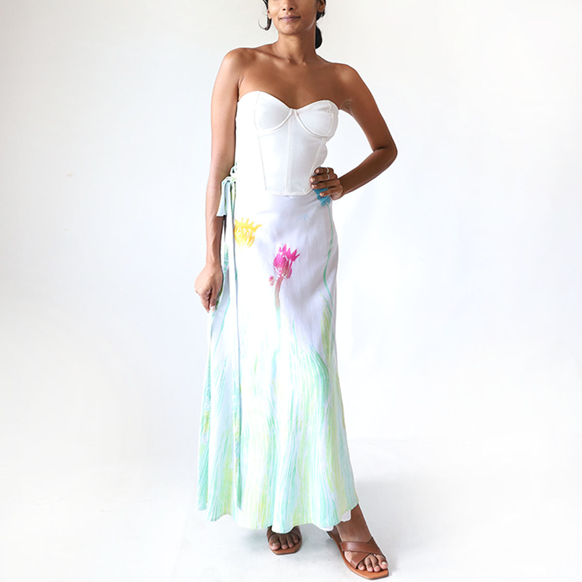 Lotus Mist Batik Skirt