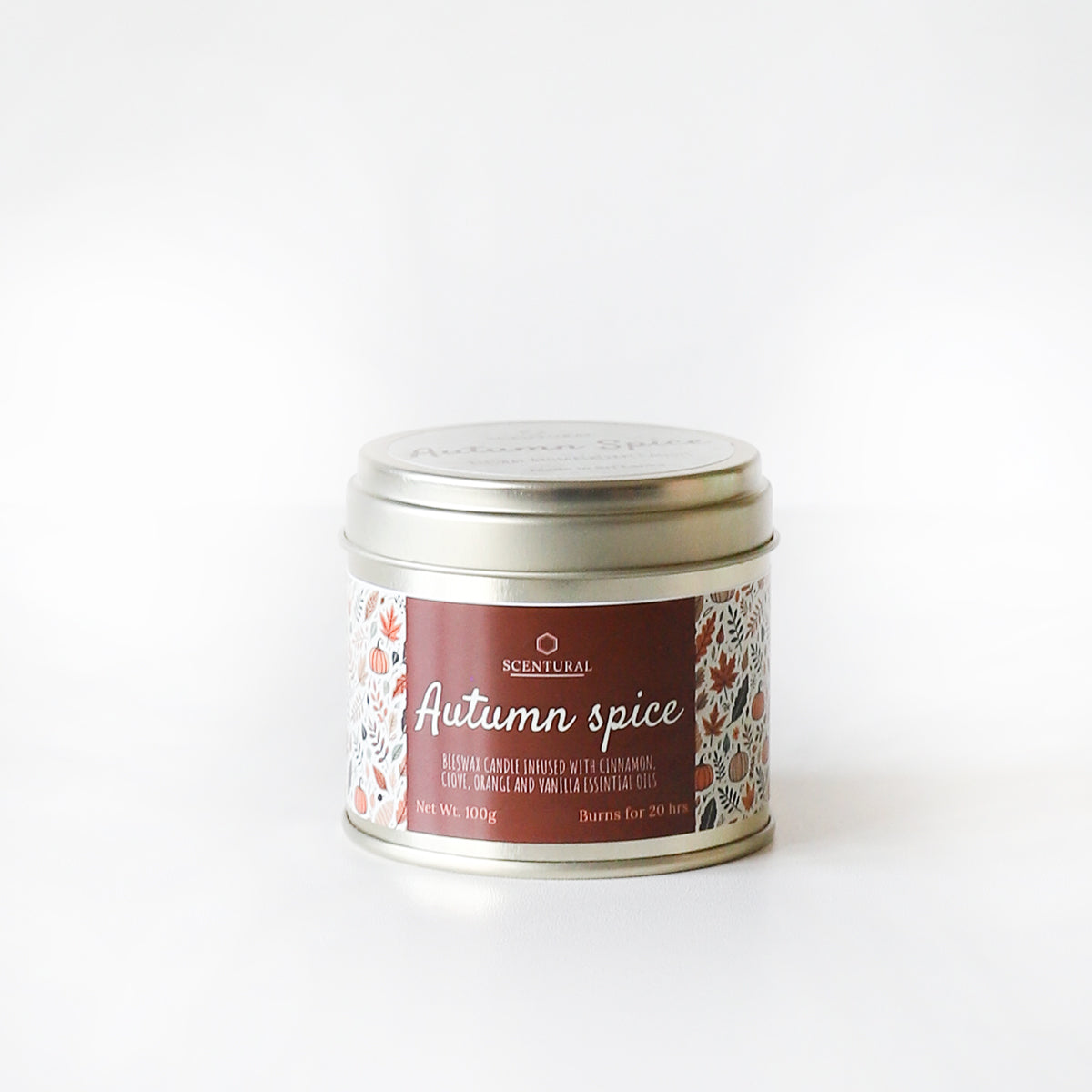 Autumn Spice Tin Candle