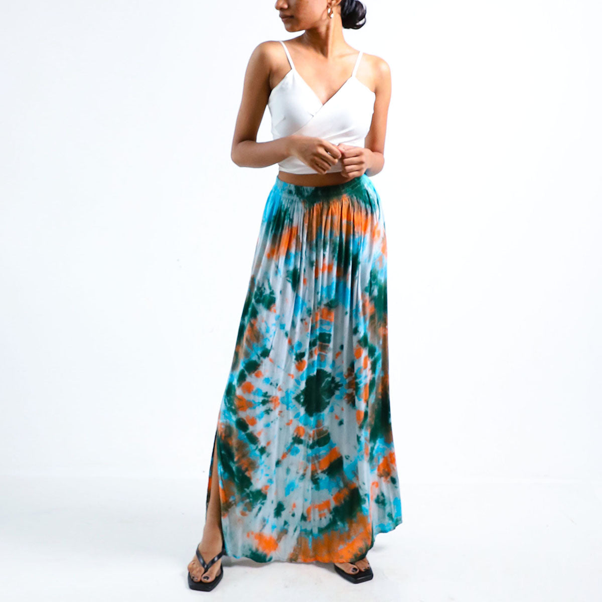 Mosaic Tie Dye Skirt