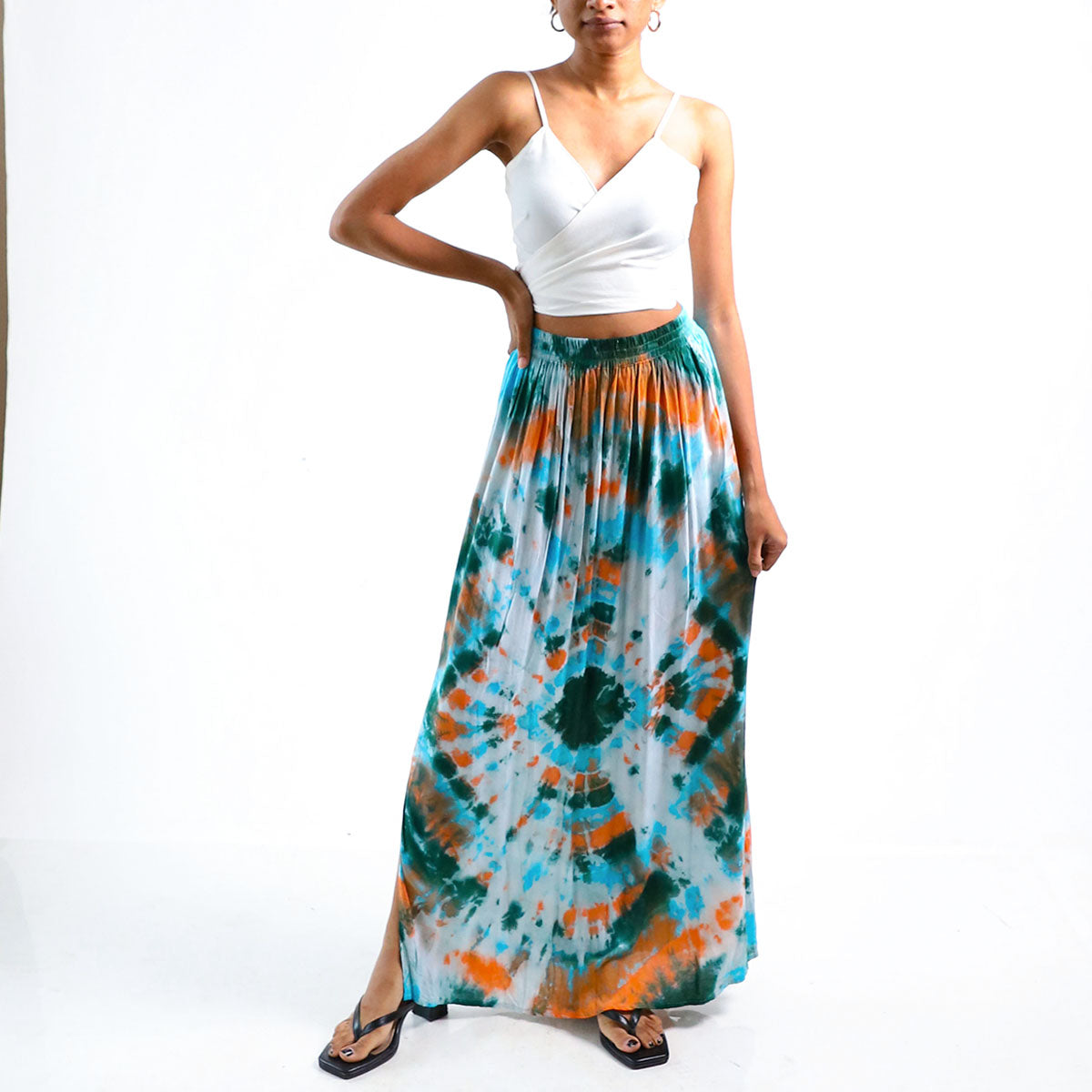 Mosaic Tie Dye Skirt