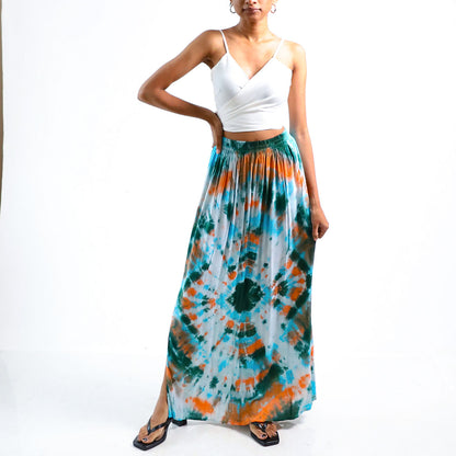 Mosaic Tie Dye Skirt