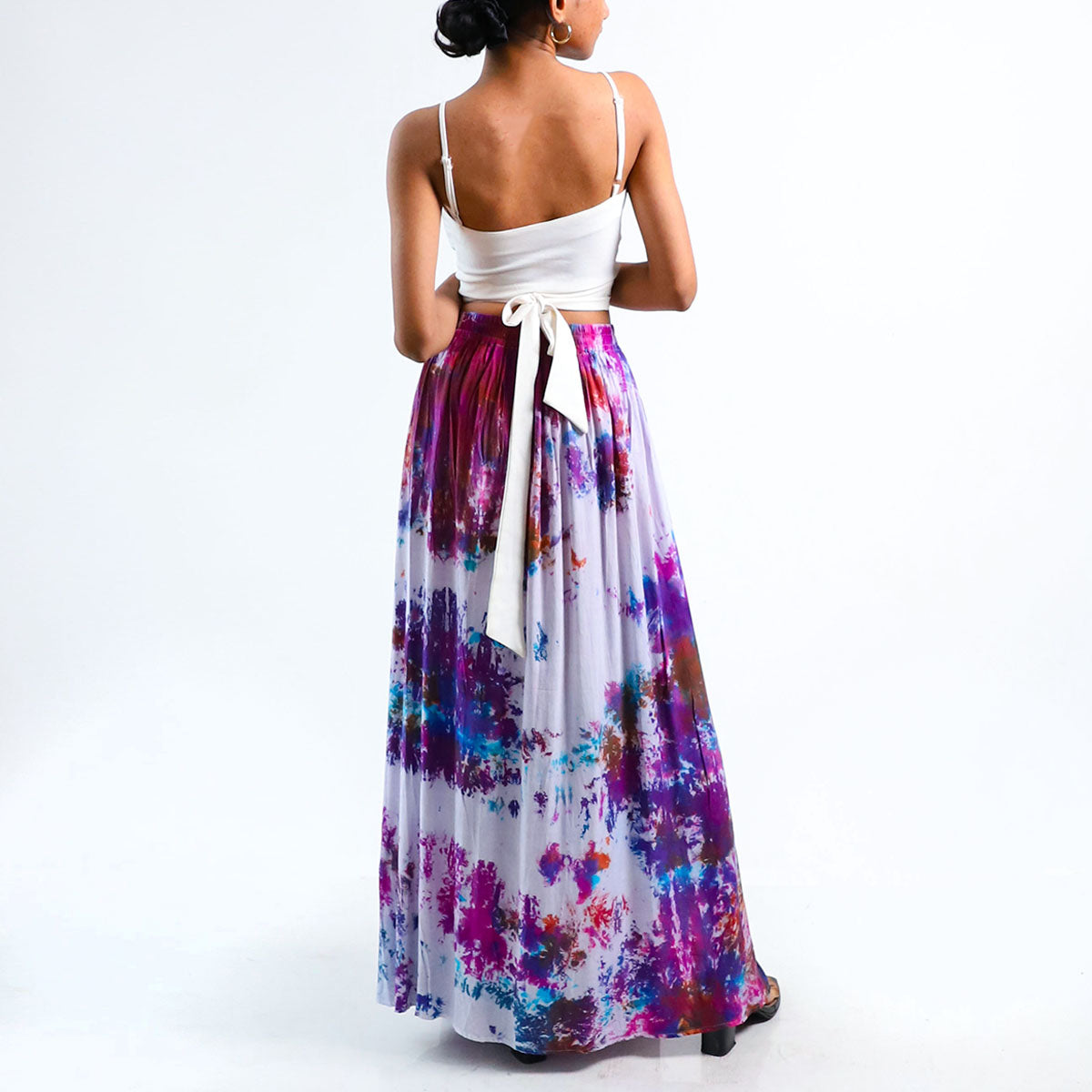 Violet Tie Dye Skirt