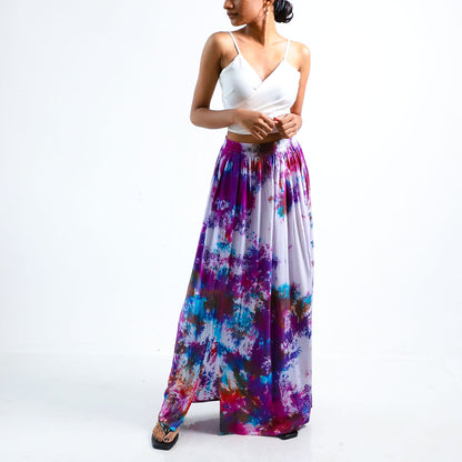 Violet Tie Dye Skirt