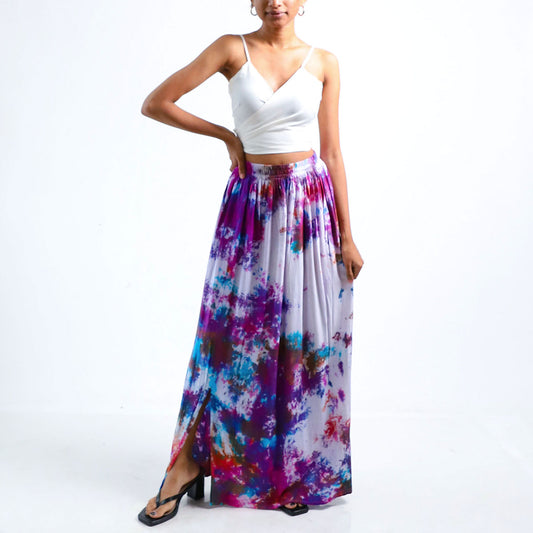 Violet Tie Dye Skirt