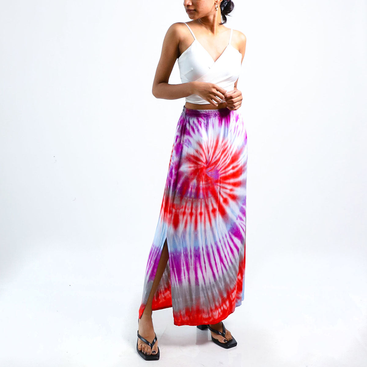 Red Eye Tie Dye Skirt