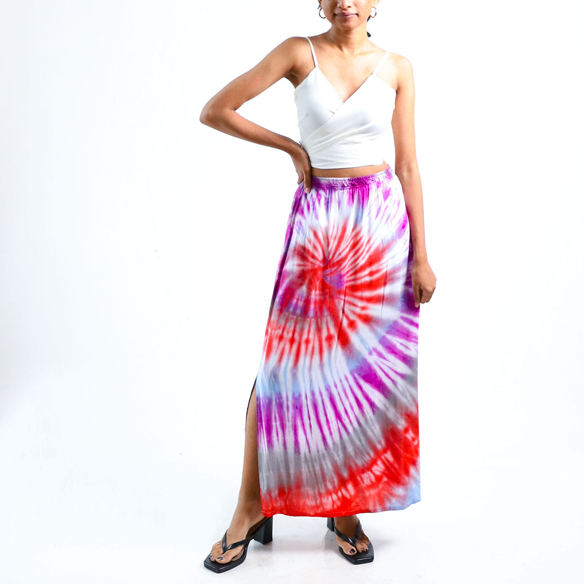 Red Eye Tie Dye Skirt