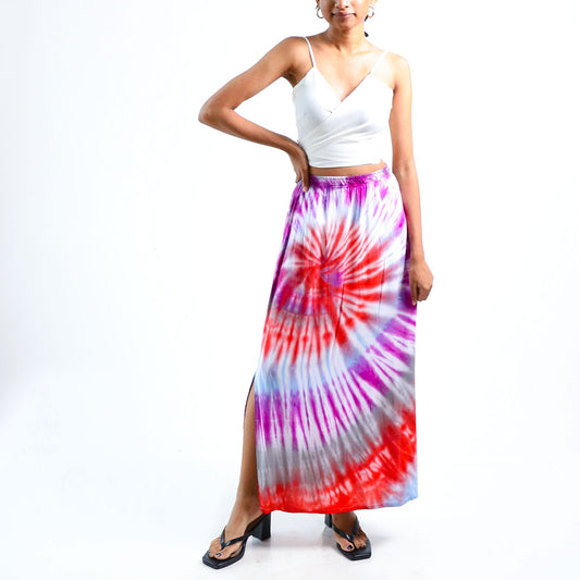 Red Eye Tie Dye Skirt