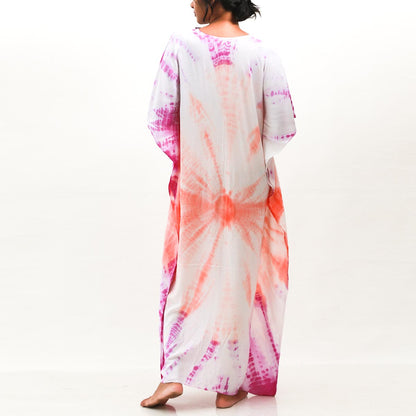 Kaliedoscope Tie Dye Kaftan