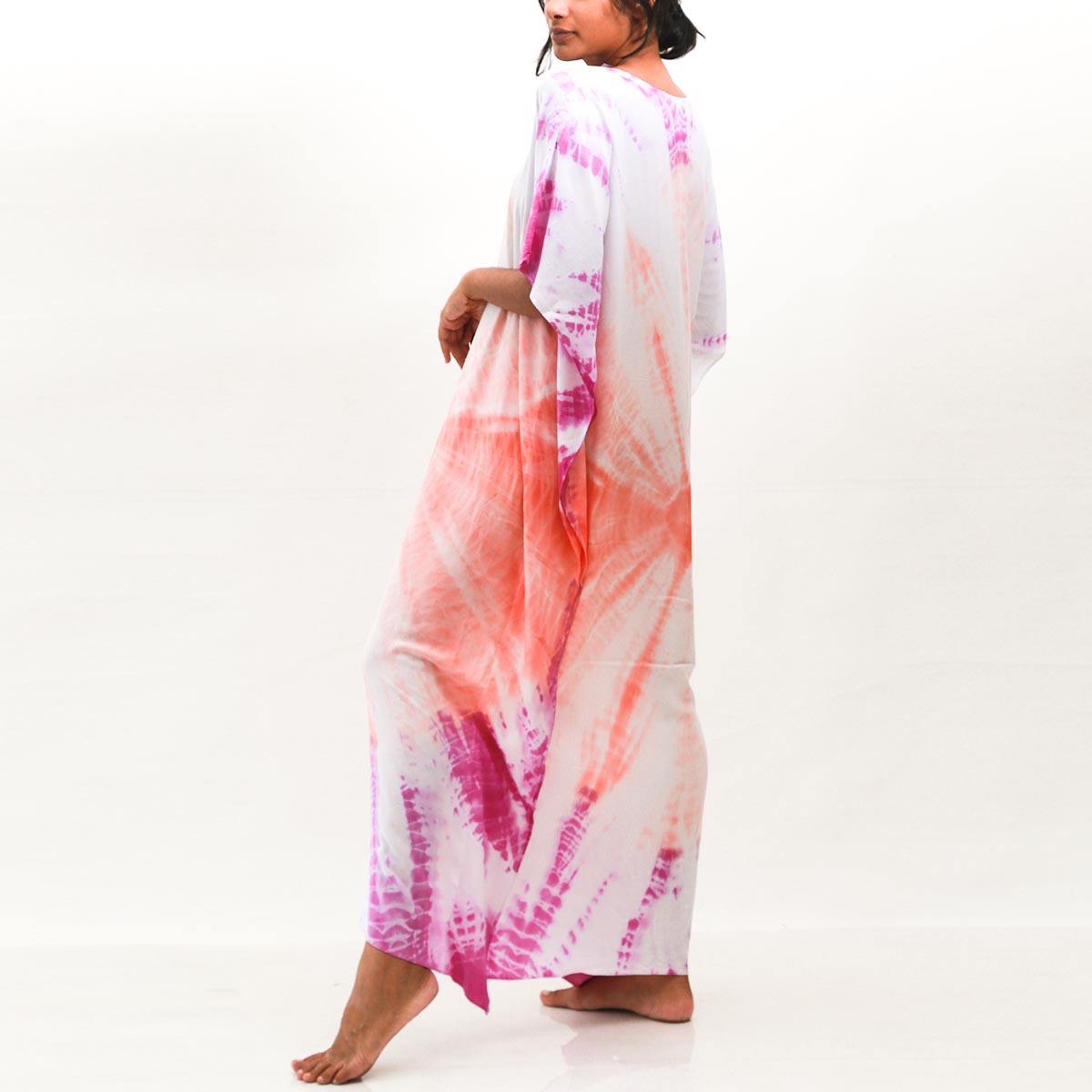 Kaliedoscope Tie Dye Kaftan
