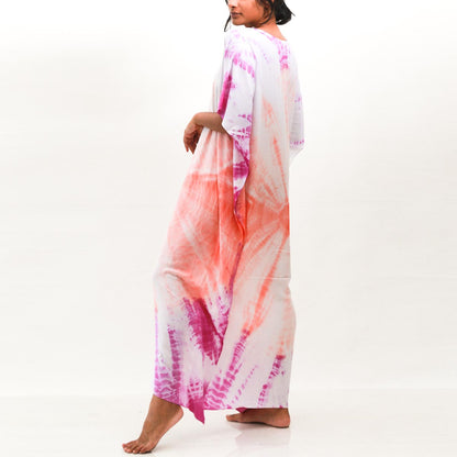 Kaliedoscope Tie Dye Kaftan