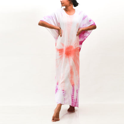 Kaliedoscope Tie Dye Kaftan