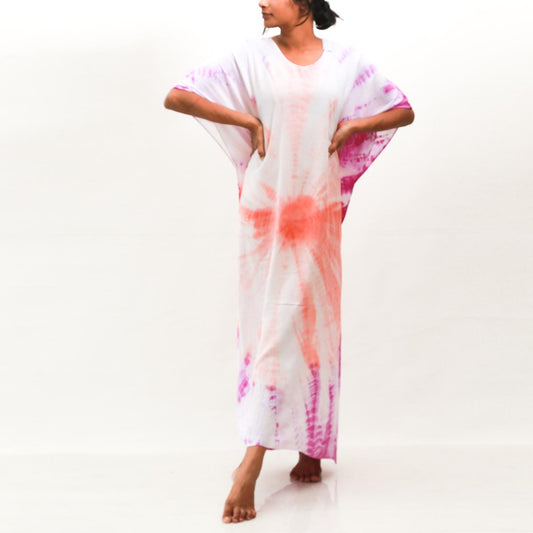 Kaliedoscope Tie Dye Kaftan