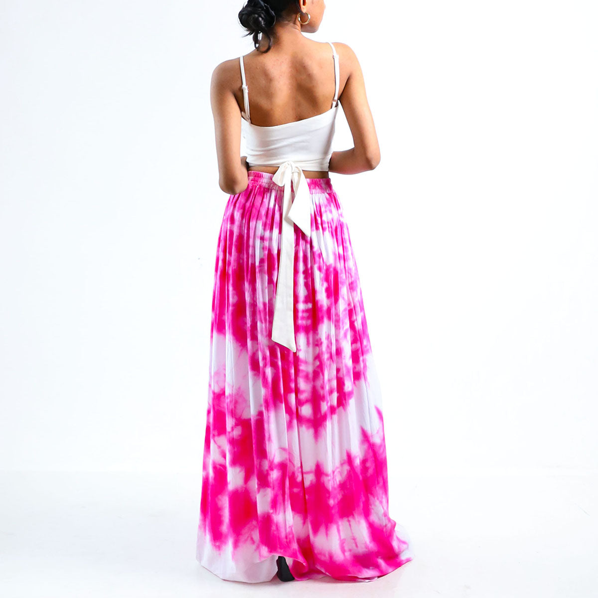 Rosy Tie Dye Skirt