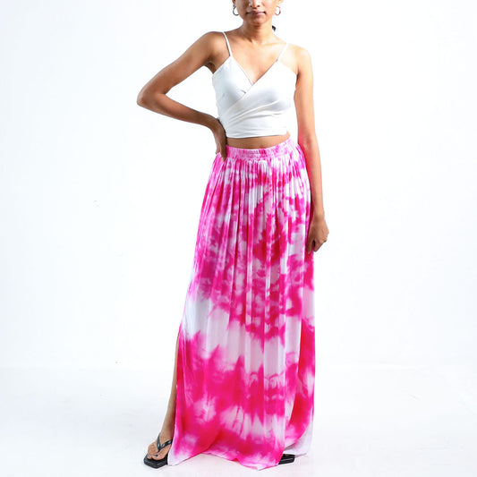 Rosy Tie Dye Skirt