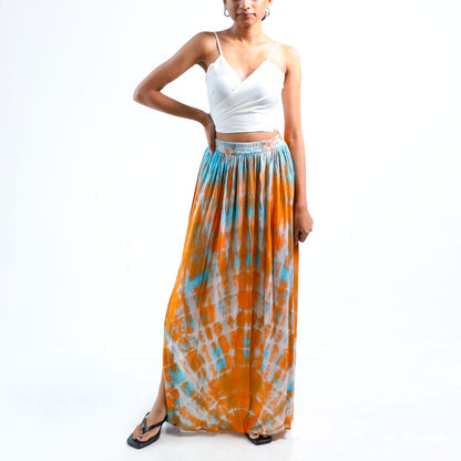 Rust Tie Dye Skirt