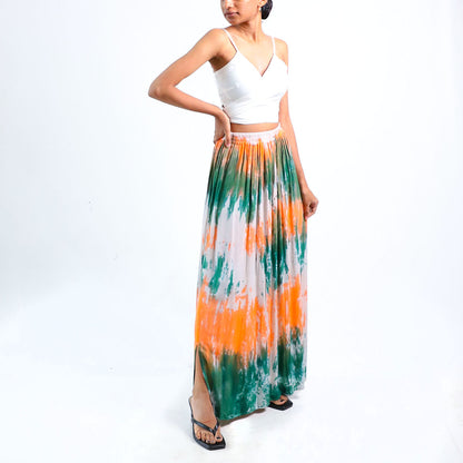 Through The Trees Tie Dye Skirt