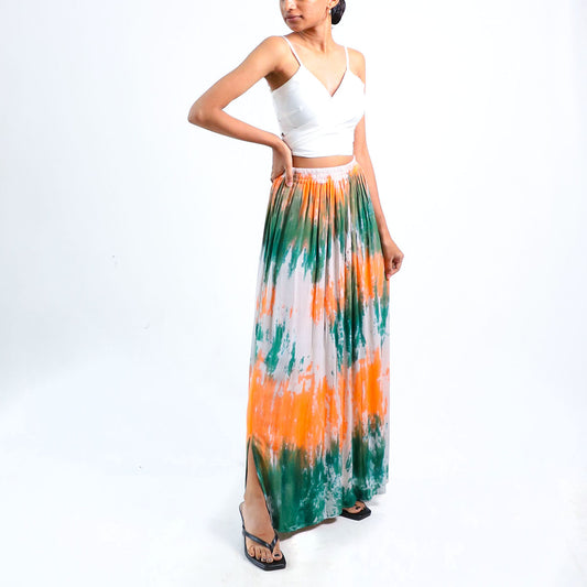 Through The Trees Tie Dye Skirt