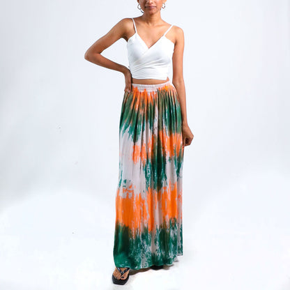 Through The Trees Tie Dye Skirt