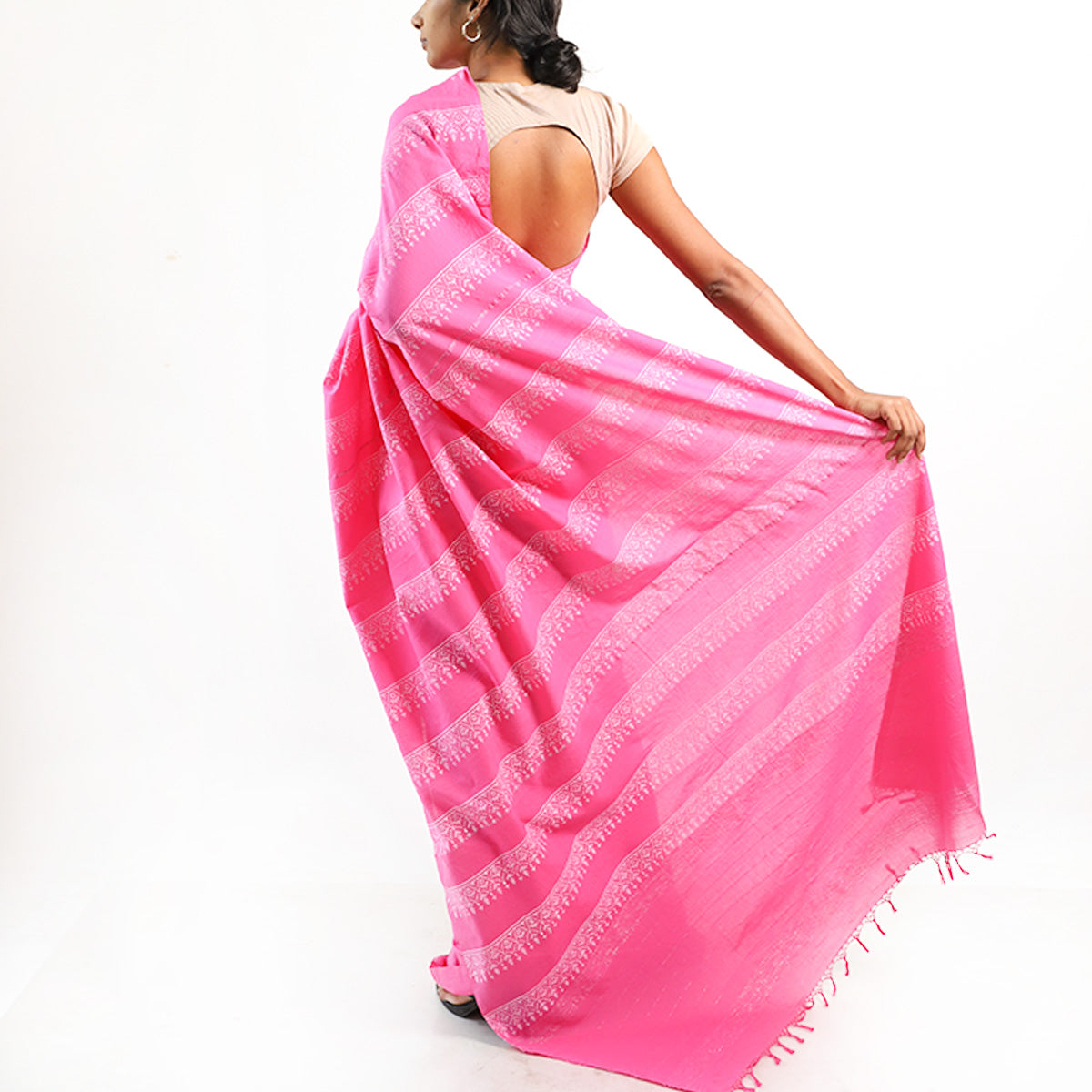 Fuchsia Radiance Saree