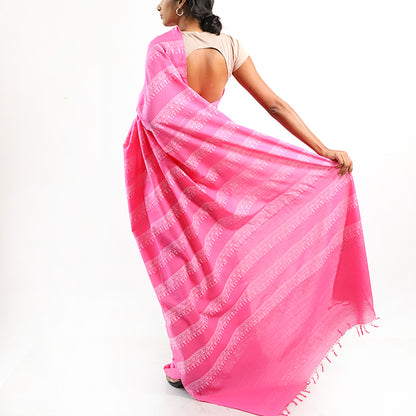 Fuchsia Radiance Saree
