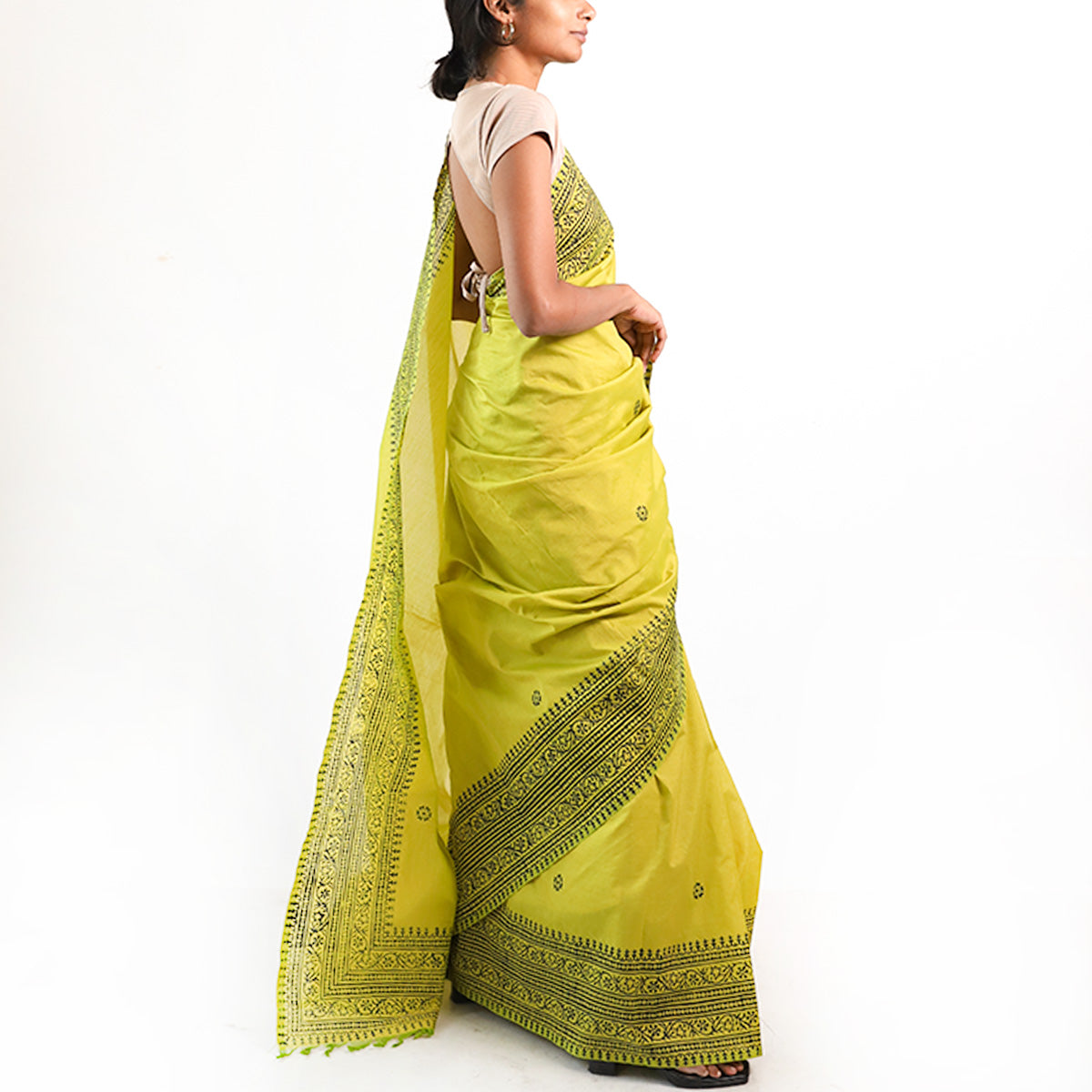 Lush Lime Saree